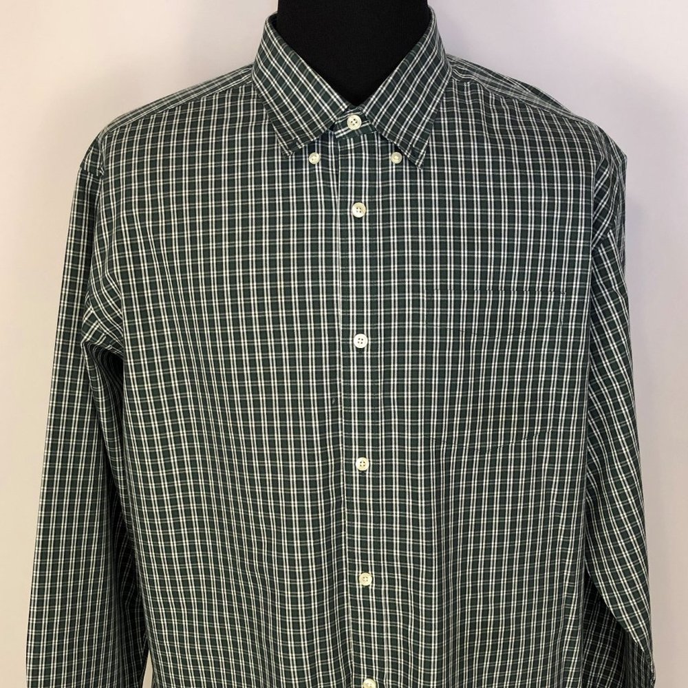 Eddie Bauer Wrinkle Free Men's 2Xl Dress Shirt